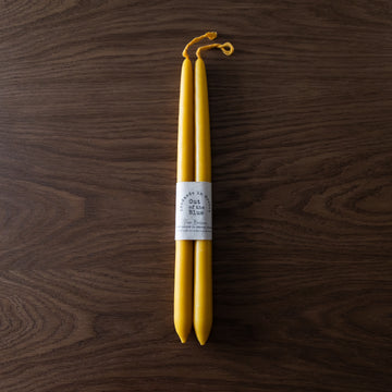 Melissa Taper Beeswax Candle