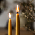 Melissa Taper Beeswax Candles light